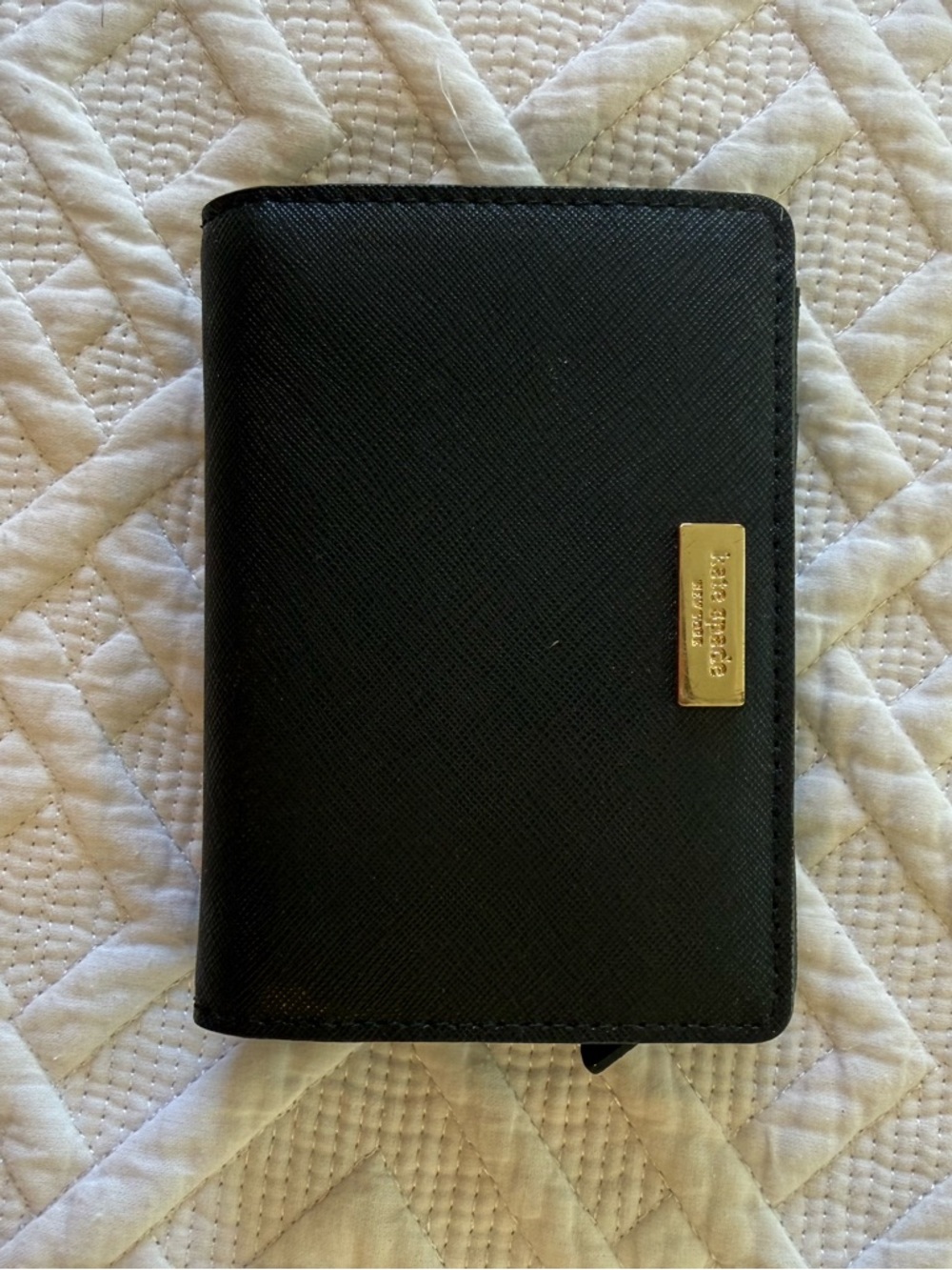 kate spade Black Saffiano Leather wallet